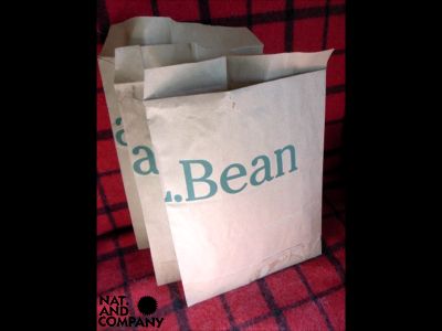L.L.Bean紙袋からリサイクル封筒！